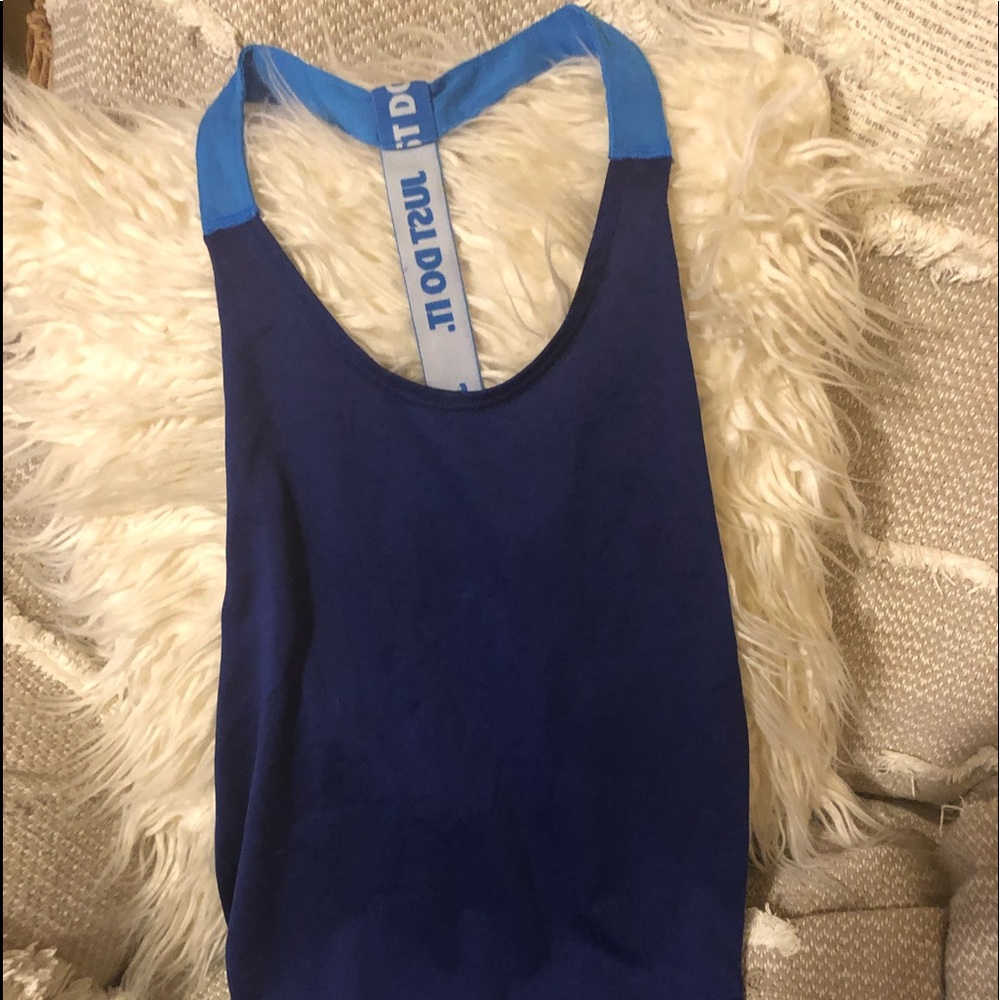 Nike royal blue tank size small